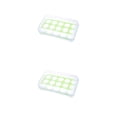 thumbnail image 3 of Moyic Caja de almacenamiento de huevos Cajas de mantenimiento fresco Organizador Porta huevos de plástico Verde 2Conjunto, 3 of 6