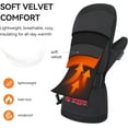 thumbnail image 6 of SAVIOR HEAT Heated Mittens Battery Ski Gloves, Electric Rechargeable Mitts for Skiing Camping Hiking Arthritis Hands Men Women, 6 of 15
