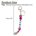 thumbnail image 2 of PAKASEBOXES MAMA Silicone Beaded Keychain, Key Chains for Car Keys Women, Bag Pendant as Christmas Gift for Mom & Auntie, 2 of 7