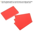thumbnail image 4 of 30Pack Blank Cards 20mil Blank Credit Cards Plastic Cards Red, 4 of 6