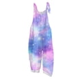 thumbnail image 2 of Iaqnaocc Jumpsuits For Women Plus Size Starry Sky Sleeveless Jumpsuits Rompers Casual Adjustable Strap Jumpsuits 2026 Trendy Overalls Light Purple S, 2 of 5