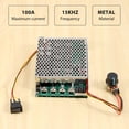 thumbnail image 4 of DC 10-55V 100A 3000W Motor Speed Controller Reversible PWM Control Forward and Reverse Controller, 4 of 5