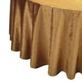 thumbnail image 4 of Balsa Circle 120" Gold Round Premium Velvet Tablecloth Reception Catering Linens Banquet, 4 of 8