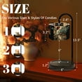 thumbnail image 3 of Candle Warmer Lamp with Timer, Gothic Stained Glass Window Art Nouveau Saint Non-slip Wireless Remote Control Wax Melts Warmer with 4 Bulbs for Home Office Dorm, Birthday Gifts for Women, 3 of 7