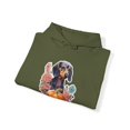 thumbnail image 4 of Autumn Pup: Dachshund & Pumpkins Hoodie Collection - Unisex Heavy Blend™, 4 of 4
