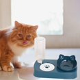 thumbnail image 4 of yotijay Pet Bowl Dog Cat Food Water Bowl Pet Dishes, Pet Feeder Pet Feeding Bowl Pet Food Feeder for Cats or Small Dogs - Bowls Double Blue, 4 of 9