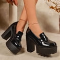thumbnail image 4 of Women's Casual Shoes Heel Platform Loafers for Fashion Casual Comfort on Dress Shoes, 4 of 5