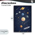 thumbnail image 4 of Stupell Industries Contemporary The Galaxy Composition Black Framed Giclee Art, 16 x 24, by Creative Studio, 4 of 8