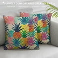 thumbnail image 3 of Fenyluxe Decorative Throw Pillow Covers Pineapple Pillow Cases Cushion Cover Pillowcase for Couch Bed Sofa Patio Car 24x24in, 3 of 5