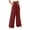 Red, variant on felwors Women's Wide Leg Sweatpants Elastic Waist Draw String Running Sports Pants Comfy Lounge Pants with Pockets Navy, S