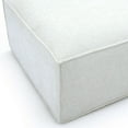 thumbnail image 5 of TOV Furniture Mindy Cream Chenille Basketweave Ottoman, 5 of 6