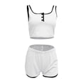 thumbnail image 4 of Women's Fitness Mesh Running Shorts Retro Yoga Bodybuilding Lightweight Sports Shorts Set, Lightweight, All Season, Hand Wash, Sizes S XXXL, 4 of 5
