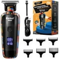 thumbnail image 2 of KEMEI KM-MAX5090 Professional Hair Clippers for Men Cordless, LCD Display Graffiti Clippers Barber Electric Trimmer Haircut Machine Kit, Rechargeable Beard Trimmer, Gifts for Dad Boyfriend, 2 of 7