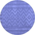 thumbnail image 1 of Ahgly Company Indoor Round Southwestern Blue Country Area Rugs, 7' Round, 1 of 4