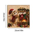 thumbnail image 2 of DIY Christmas Cat Pearl Diamond Painting Art Kit, Christmas Pearl Beads Art Craft for Adults Beginner, Gemstone Diamond Dots Beads for Home Wall Decor, Gift for Cat Lovers (Y-Cat E), 2 of 6