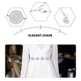 thumbnail image 5 of Designice Fashionable Waist Chain Metal Clothing Chain Belt Accessories Women Jewelry, 5 of 6