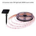thumbnail image 2 of Barra de luz LED solar para exteriores, 8 modos, luces de cadena impermeables flexibles solares para jardín/hogar/patio Zhivalor Lamparas de Patio, 2 of 5