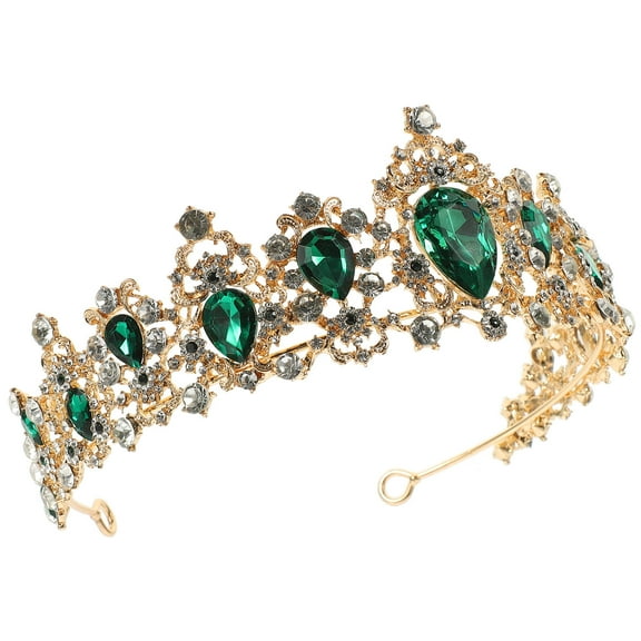 WEUVEB 1Set Princess Tiara Crown For Women Bridal Headpiece Wedding Decor