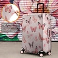 thumbnail image 4 of Pink Butterfly Pink Wings Pattern Luggage Cover Fashion Suitcase Cover Baggage Covers Fit 25-28 Inch Luggage (Go Travel), 4 of 5