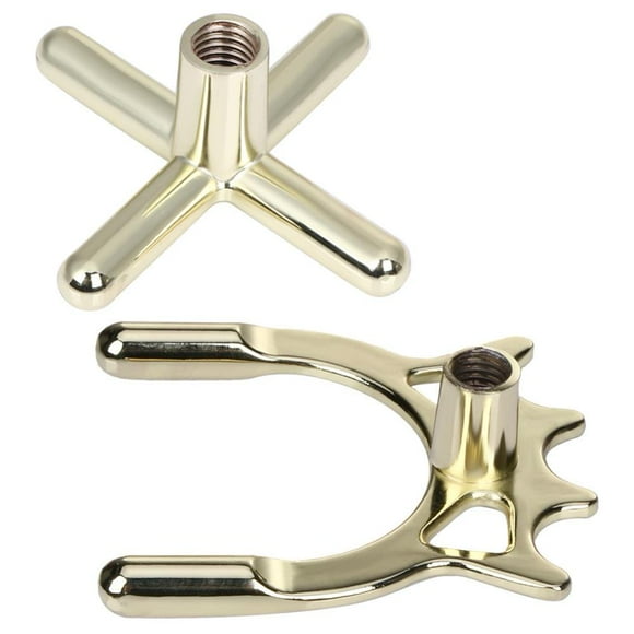 2pc Brass Bridge Head Pool Cue Stick Frame Pole for Snooker Billards 9 Ball