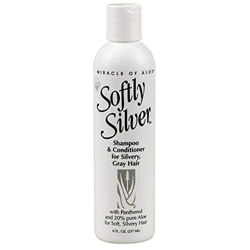 Softly Silver Shampoo/Conditioner for Silvery, Gray Hair 8 ounce tube