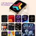 thumbnail image 3 of Reloj Inteligente De Pantalla Grande De 1,96 Pulgadas (hacer/contestar Llamadas), SmartWatch De Llamada Táctil Completo Para Mujeres Y Hombres, Reloj De Seguimiento De Fitness Resistente Al Agua Para, 3 of 4