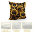 thumbnail image 4 of GOSMITH Retro Sunflowers Floral Pattern  Pillowcases Pillows Covers Cases Bedroom Decor Decoration Rectangle Two Sides Printed Hotel,Cafe,Car,Sofa Throw Pillow Case Cushion Cover White, 4 of 5