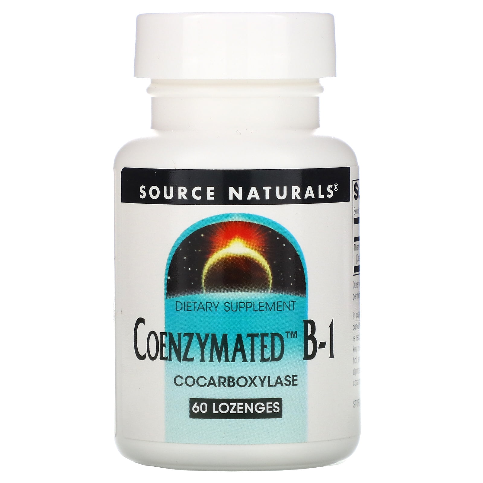 Source Naturals Source Naturals  Coenzymated B - 1, 60 ea
