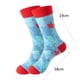 thumbnail image 2 of WILLBEST Calcetines Con Estampado De Calcetas Para Mujer Y Niña, Serie Océano, Estampado Colorido, Novedosos Y Bonitos *2 Piezas, 2 of 3