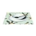 thumbnail image 3 of Ryvnso Placemats Set of 4 Ducks Flying Dining Mats Heat-Resistant Non-Slip Washable Table Mat, 3 of 8