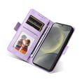 thumbnail image 2 of Allytechgroup Flip Wallet Case for Samsung Galaxy A16 5G, Premium PU Leather Stylish Pattern Stand Feature Cards Holder Hand Wrist Bumper Phone Case for Samsung Galaxy A16 5G, Purple, 2 of 7