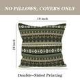 thumbnail image 4 of LALILO Throw Pillow Covers Tribal Art Ethnic Vintage African Aztec Cushion Cover 18" x 18", 2 Pack, 4 of 6