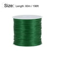thumbnail image 2 of Unique Bargains Elastic Cord DIY Making Stretchy String Craft Wire, Dark Green, 2 Rolls, 2 of 6