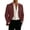 Wine, variant on Atkumj Notch Lapel Blazer for Men Business Formal Solid Color Single Button Blazer Jacket Long Sleeve Casual Suit Jackets with Pockets S