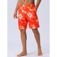 thumbnail image 2 of DARING DIVA Men's Drawstring Hawaiian Summer Beach Swim Shorts 28 Red, 2 of 6