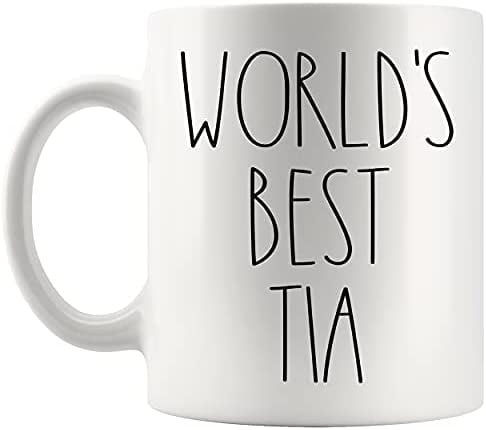 World's Best Tia Mug Minimalist Rae Dunn Style Minimalist Coffee