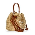 thumbnail image 2 of Time and Tru Women's Shell Bucket Bag, Natural, 2 of 4