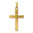 thumbnail image 6 of Auriga Fine Jewelry 14K Two-tone Gold INRI Hollow Crucifix Cross Pendant for Women (L - 29mm, W - 15mm), 6 of 6