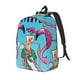 thumbnail image 1 of Balery Beach Flamingo Trio Mochila Clásica Impresa Básica para Viaje, Mochila Escolar Resistente al Agua, Mochila de Lona con Correas Ajustables-Medium, 1 of 5