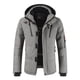 thumbnail image 1 of Sonducket Manténgase abrigado y a la moda, chaqueta acolchada con capucha para hombre, chaquetas gruesas con capucha cálidas y acolchadas, Abrigos y chamarras gris METRO, 1 of 6