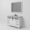 thumbnail image 5 of Lexora Home Marsyas 48" Quartz Top Single Vanity in White, 5 of 9