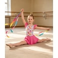 thumbnail image 4 of Aideaone Girls Ballet Leotards Dance Leotard Circle Skirt Ruffer Sleeve Ballerina Dresses with Skirted Shorts for Kid 5 - 8T, 4 of 5