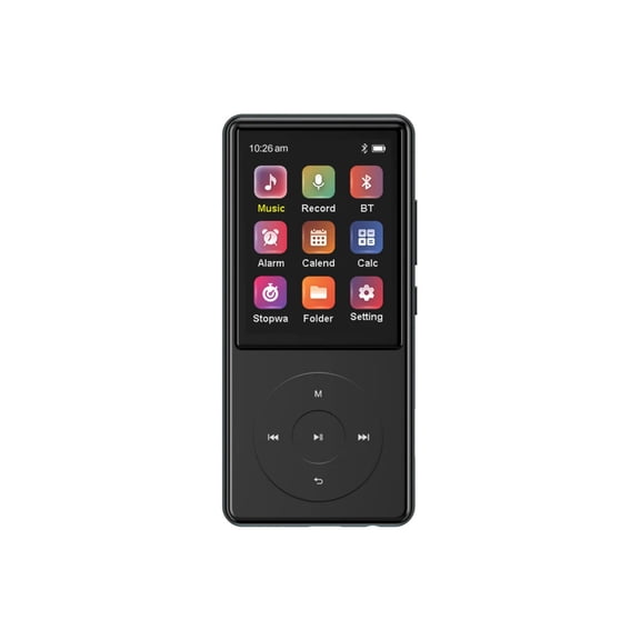 GreenTouch Six 128GB Kosher MP3 Player with SD Slot (Black)