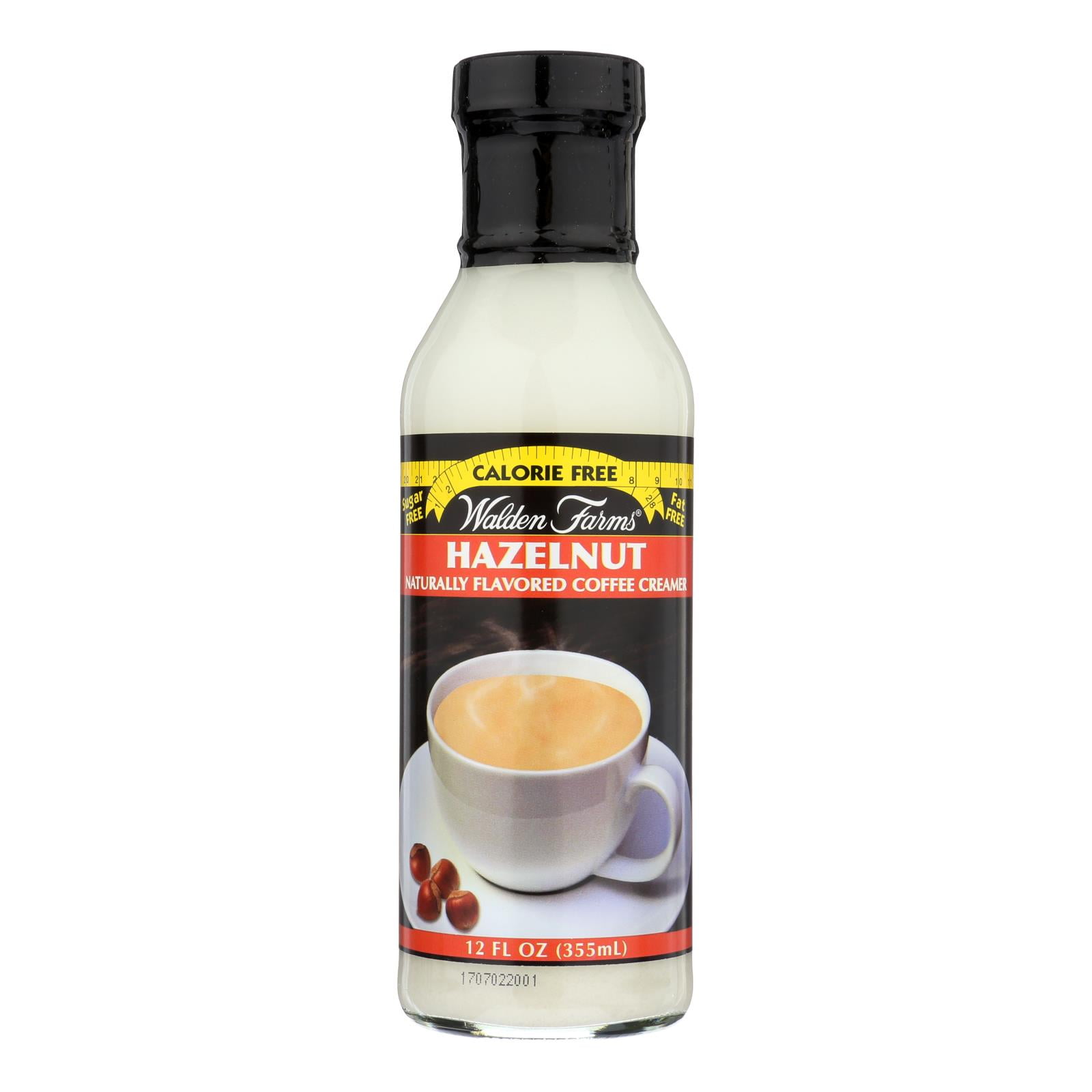 (Case of 6 )Walden Farms Coffee Creamer - Sugar Free Hazelnut - 12 fl