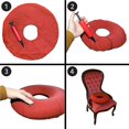 thumbnail image 3 of 2024, Cojín de asiento para hemorroides Inflable, Cojín de asiento inflable ortopédico, Cojín de asiento de donut ortopédico, Cojín inflable Anillo de asiento suave con PU, 3 of 4