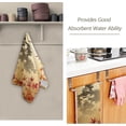 thumbnail image 3 of Japanese Temple Leaves Hand Towels, Retro Fall Landscape Kitchen Towel Ultra Soft and Absorbent,Decorative Fingertip Face Towel for Bathroom Hotel, 2 PCS, 28.3"x 14.4", 3 of 6