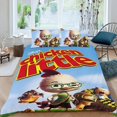 thumbnail image 2 of Pollito Pequeño Conjunto de sábanas temático, trío de piezas, cómodo y amigable con la piel, diseño único, regalo de decoración para el hogar para familiares, amigos y fans,135cm *200cm, 2 of 6