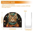 thumbnail image 3 of Cat Astronaut Planets Universe Napkin Holder for Table Clear Napkin Stand Paper Holder Acrylic Organizer Dispenser Napkins for Dinner Kitchen Restaurant Room, 3 of 8