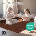 thumbnail image 4 of ODIKA 4'x6' Machine Washable Non-Slip Area Rug, Eerie Gossamer Thread Seasonal Display High Traffic Rug, Brown, 515124, 4 of 7