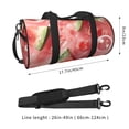 thumbnail image 2 of Fotbe Refreshing Watermelon Slices Bolsa Deportiva de Lona Plegable con Estampado, Bolsa de Gimnasio con Bolsillo Seco/Húmedo, Bolsa de Viaje Ultraligera de Gran Capacidad, 2 of 6